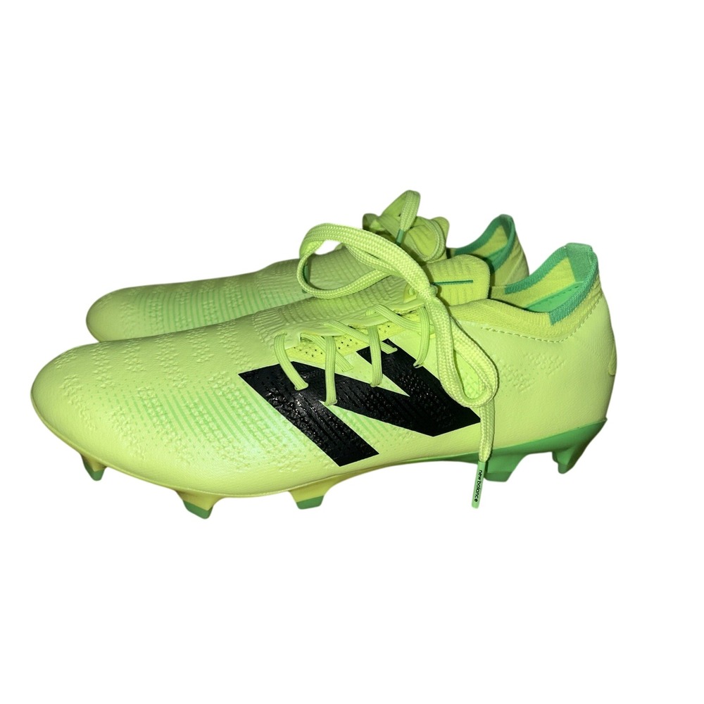 New Balance Furon Pro V7+ FG Soccer Cleats Football Boots Mens 7.5 Green Speed - Picture 1 of 7